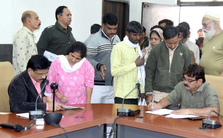 कैसी जादूगरी:जमीन बेची नहीं फिर भी कर दिया आधी जमीन का नामांतरण