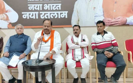 संकल्प से सिद्धि ही मोदी की गारंटी लोकसभा चुनाव  संकल्प पत्र को लेकर जिला भाजपा द्वारा पत्रकारवार्ता आयोजित