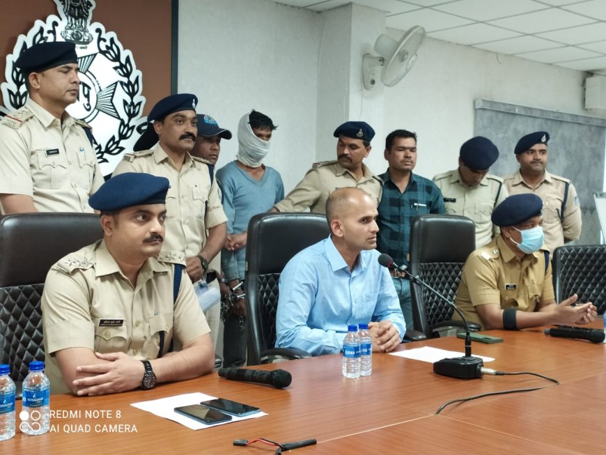 पुलिस की तत्परता से महिला के अंधे कत्ल का आरोपी गिरफ्तार पारिवारिक रंजिश के चलते किया कत्ल: