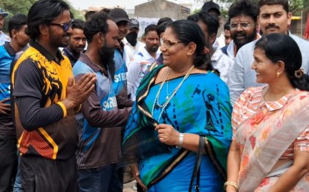 सकल  सिकलीगर लोहार समाज की राष्ट्रीय टेनिस बॉल क्रिकेट स्पर्धा का हुआ शुभारंभ