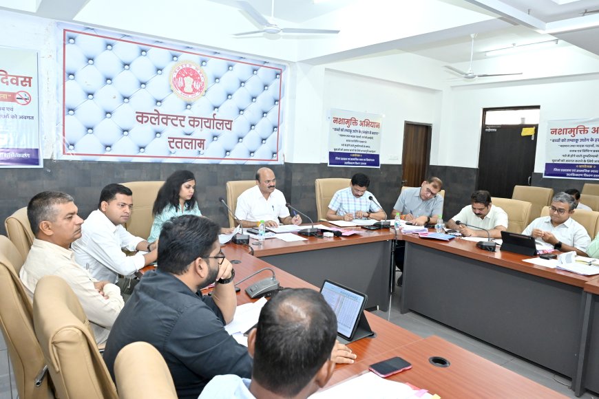 सीमांकन में ढिलाई नहीं बरते : कलेक्टर बाथम ने राजस्व अधिकारियों को बैठक में दिए निर्देश