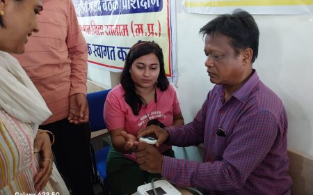 श्रेष्ठ नवनिर्माण फाउंडेशन द्वारा 76वां स्वास्थ्य एवं जांच शिविर का आयोजन