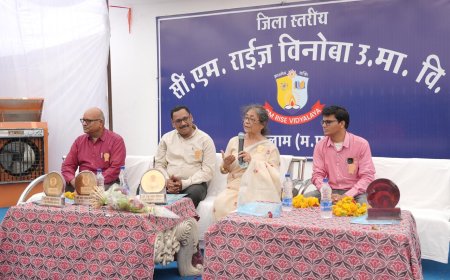 शिक्षा के क्षेत्र में विश्व पटल पर छाया रतलाम : रतलाम का सी एम राइज विनोबा स्कूल हुआ दुनिया के टॉप 10 स्कूल में शामिल