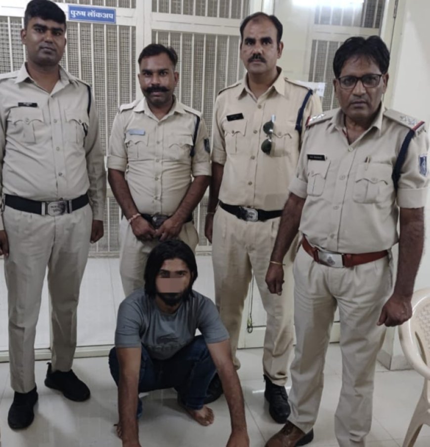 दीनदयाल नगर पुलिस ने अवैध मादक पदार्थ (एमडी) की तस्करी में लिप्त एक आरोपी को किया गिरफ्तार,एक अन्य आरोपी फरार
