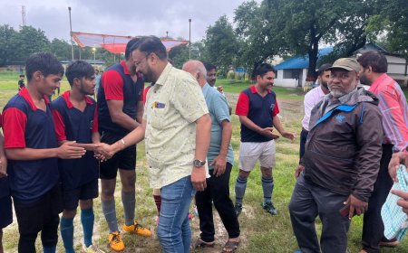 रतलाम जिला फुटबॉल संघ द्वारा आयोजित जिला स्तरीय फुटबॉल टूर्नामेंट में मन फाइटर पहुंची फाइनल में