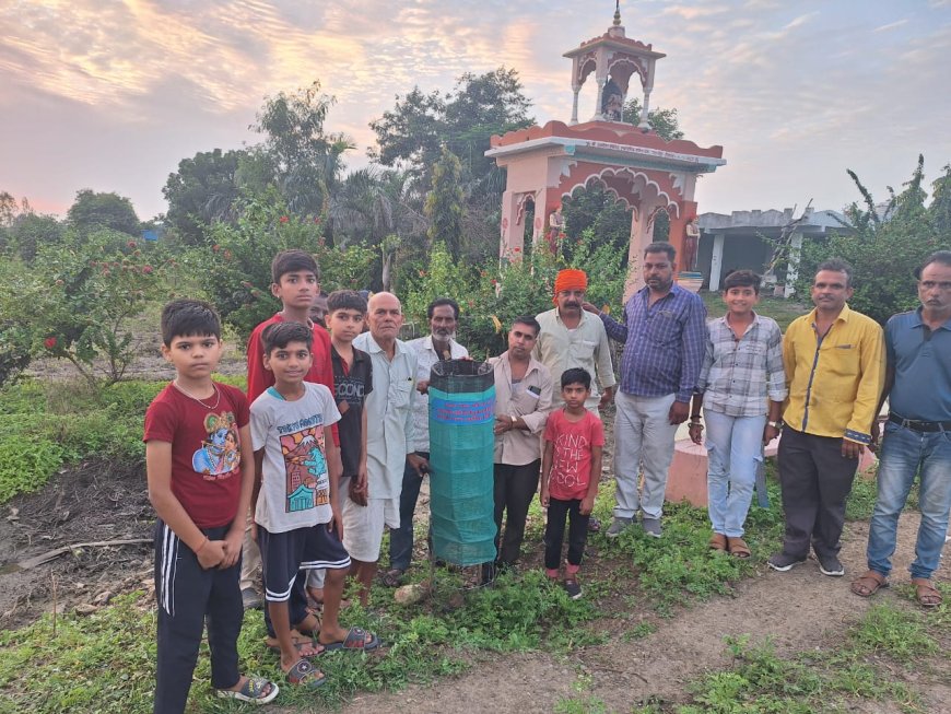 ग्राम पलसोड़ा के रहवासियों ने दिया अनूठा संदेश : पर्यावरण संरक्षण, सेवा और माता श्री को नमन के साथ मनाया गया प्रधानमंत्री का जन्मदिवस