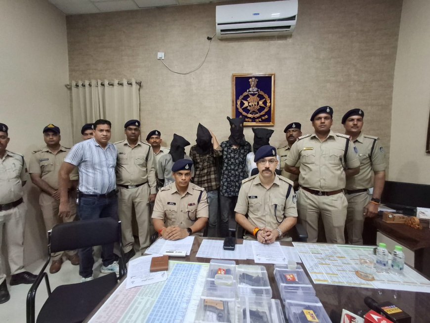 अवैध हथियारो के विरुद्ध पुलिस की बड़ी कार्यवाही : अवैध हथियारो के साथ सौदागरो को भी किया गिरफ्तार