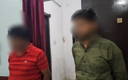 रेलवे में नौकरी दिलाने के नाम पर युवाओं को ठगने वाले  दो ठग गिरफ्तार : लैपटॉप से मिले फर्जी नियुक्ति पत्र :  होटल में ठहरे थे दोनो संदिग्ध