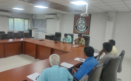 पुलिस अधीक्षक अमित कुमार ने शहर के मैरिज गार्डन संचालकों की बैठक लेकर दिए आवश्यक सुझाव : सीसीटीवी कैमरे,सुरक्षा गार्ड और यातायात प्रबंधन के दिए निर्देश