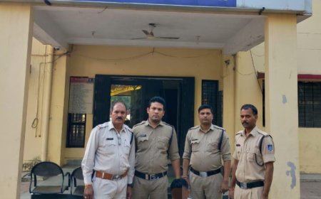 नशे के कारोबार पर प्रहार : एम डी मादक पदार्थ के साथ एक आरोपी गिरफ्तार : स्टेशन रोड पुलिस को मिली बडी सफलता : आरोपी पर गंभीर धाराओं में दर्ज है 45 मामले