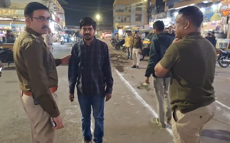 ड्रिंक एंड ड्राइव रोकने की कवायद : पुलिस ने करवाई शराबियों की परेड़ : सीधी लाइन पर चलवाया शराबी वाहन चालकों को : दिलबहार चौराहे पर एडिशनल एसपी और स्टेशन रोड थाना प्रभारी ने करवाई परेड