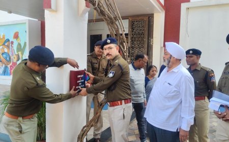 महिला सुरक्षा के लिए एसपी अमित कुमार की अनूठी पहल : स्कूल-कॉलेजों में लगाए सुझाव और शिकायत बॉक्स : पहल की शुरुआत श्री गुरु तेग बहादुर अकादमी स्कूल से हुई