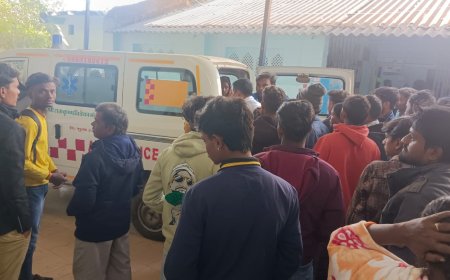 बाजना-बांसवाड़ा रोड पर दुर्घटना : बाइक व ऑटो की भिड़ंत : बाइक सवार की लापरवाही से 10 वर्षीय छात्र की मौत, 6 विद्यार्थी घायल