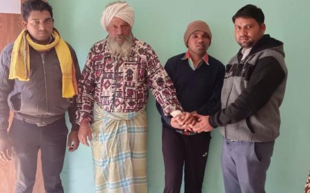 पुनर्वास के बढ़ते कदम अपना घर आश्रम : फिर मिलाया 1 वर्ष से बिछड़े पुत्र को पिता से