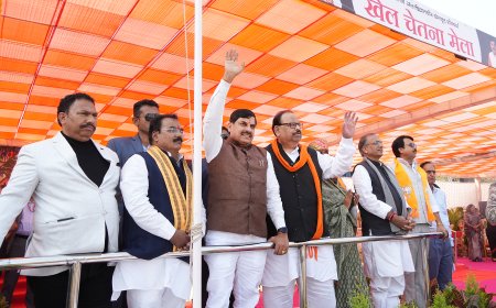 रजत जयंती वर्ष में 25वें खेल चेतना मेला का भव्य शुभारंभ : सेव, सोना, साड़ी के बाद रतलाम को काश्यप जी ने खेलों में अगाड़ी बनाया - मुख्यमंत्री डॉ. मोहन यादव