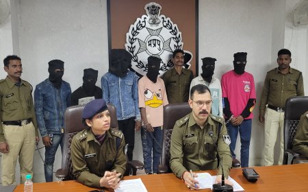 राजस्थान के युवकों ने केदारेश्वर घाट में लूट को दिया अंजाम : 06 आरोपी पुलिस गिरफ्त में : दो फरार :पुलिस की त्वरित कार्रवाई से 48 घंटे में आरोपी धाराएं।