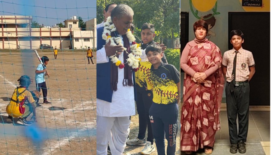 बोधि इंटरनेशनल स्कूल रतलाम के छात्र प्रखर राठौड़ का राष्ट्रीय सॉफ्टबॉल स्पर्धा में चयन : जम्मू में 20 दिसंबर से आयोजित होगी स्पर्धा