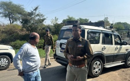 पत्थर से कुचलकर हत्या : पुलिया के नीचे मिली लाश  : एफएसएल टीम पहुंची मौके पे