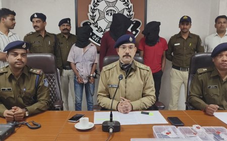 बिलपांक पुलिस ने टोल नाके पर दबोचे हथियार तस्कर, 5 पिस्टल और 12 बोर कट्टा जब्त