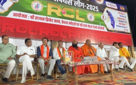 रतलाम चैंपियन लीग (आरसीएल) 2025 का आतिशबाजी के साथ हुआ भव्य शुभारंभ : पहला मैच खतम इलेवन ने 37 रनों से जीता