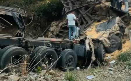 रतलाम: सरवन घाट पर बेकाबू ट्रक दुर्घटनाग्रस्त, तीन की मौत, एक गंभीर घायल : मक्के से ट्रक भरा रतलाम से अहमदाबाद जा रहा था