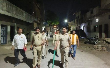पुलिस अधीक्षक के निर्देशन पर शहर में चैकिंग अभियान  : चैकिंग के दौरान् थाना स्टेशन रोड पुलिस ने धारदार हथियार लेकर घूमते बदमाश को पकड़ा : 12 नाबालिक वाहन चालकों के अभिभावकों के विरुद्ध मोटर व्हीकल एक्ट की धारा 199 ए के अंतर्गत कार्यवाही