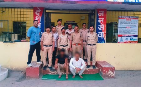 बाइक पर कर रहे थे अवैध मादक पदार्थ अफीम की तस्करी : 2 आरोपी गिरफ्तार