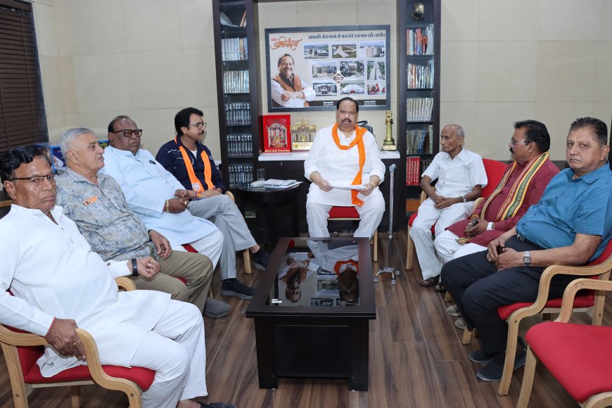 निष्ठा का सम्मान 27 जून को होगा राष्ट्र सेवक कन्हैयालाल मौर्य (मामाजी) का अभिनंदन - कैबिनेट मंत्री चेतन्य काश्यप