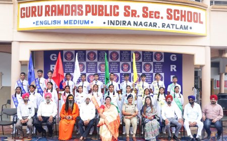 रामदास पब्लिक सीनियर सेकेंडरी स्कूल मैं विद्यार्थी परिषद का शपथ ग्रहण समारोह आयोजित : शपथ ग्रहण करने का उद्देश्य इतना है कि हम हमेशा अपने काम के प्रति ईमानदार रहे-गायत्री सोनी