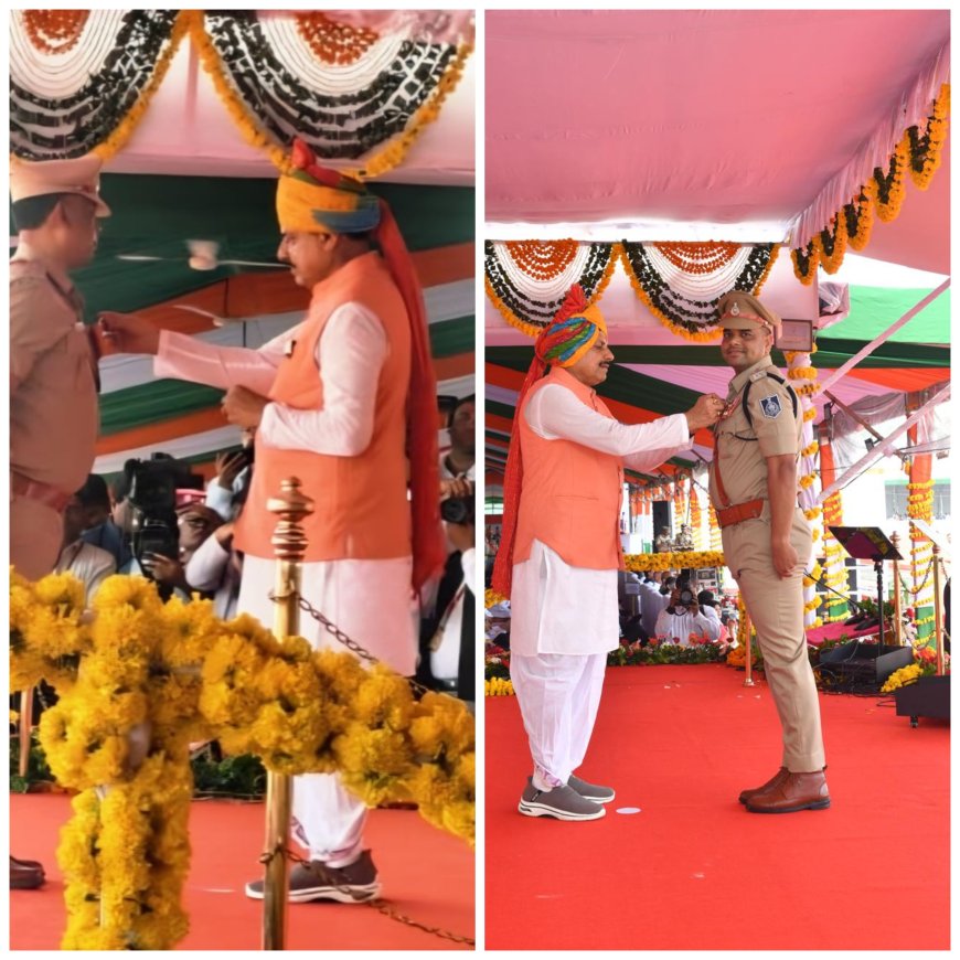 स्वतंत्रता दिवस पर रतलाम पुलिस को दोहरा गौरव : एएसपी राकेश खाखा और टीआई अय्यूब खान को मुख्यमंत्री ने किया सम्मानित