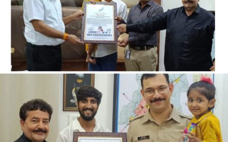 नन्हीं झानवी ने किया कमाल :2 मिनट 40 सेकंड में सुनाई हनुमान चालीसा : बनाया वर्ल्ड रिकॉर्ड