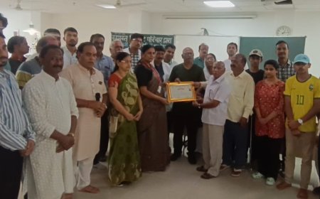 रतलाम का पहला देहदान  : गार्ड ऑफ ऑनर के साथ हुई अंतिम विदाई : नेत्रदान और देहदान करवा कर पेश की मिसाल