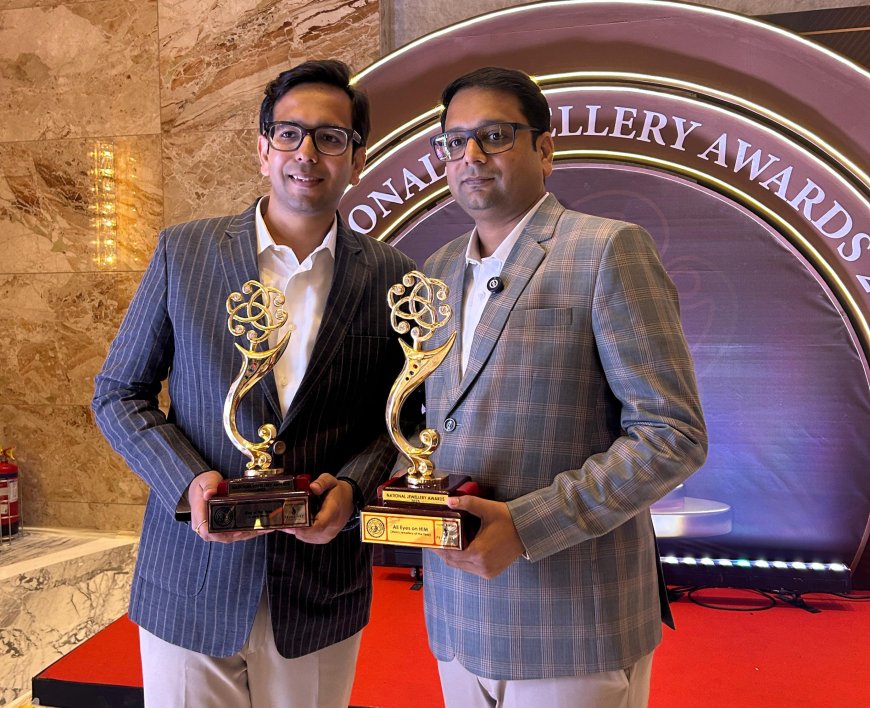 डीसी ज्वैलर्स की राष्ट्रीय स्तर पर चमक, दिल्ली-मुंबई में जीते प्रतिष्ठित अवॉर्ड्स