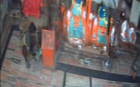 काला-गौरा भैरव मंदिर में चोरी :  दानपात्र तोड़कर नकदी ले उड़े चोर