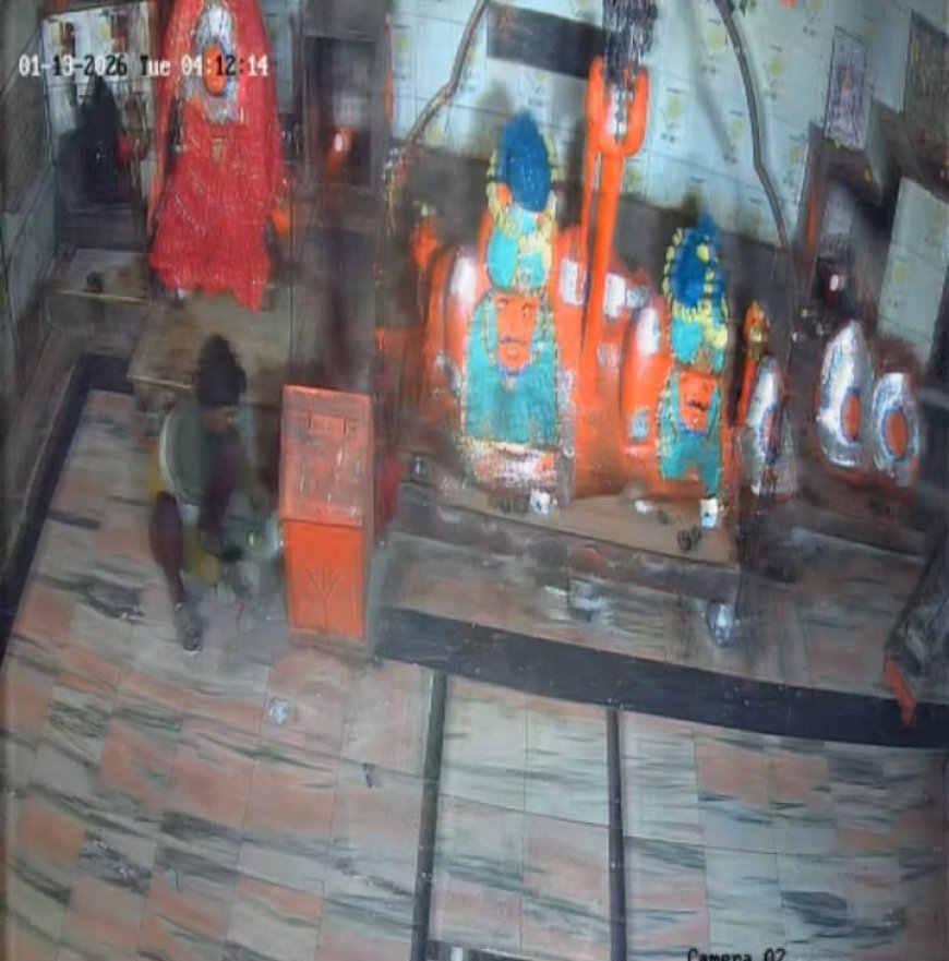 काला-गौरा भैरव मंदिर में चोरी :  दानपात्र तोड़कर नकदी ले उड़े चोर