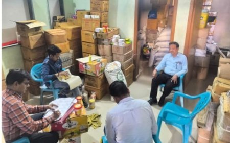 खाद्य विभाग की बड़ी कार्रवाई : शहर में नकली घी का जखीरा पकड़ा : सैंपल जांच के लिए भोपाल भेजे