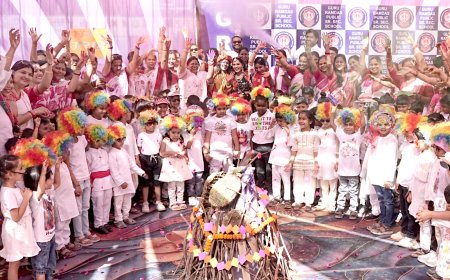 गुरु रामदास पब्लिक स्कूल में हर्षोल्लास के साथ मनाया गया ‘रंग महोत्सव’