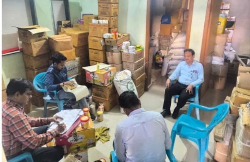 खाद्य विभाग की बड़ी कार्रवाई : शहर में नकली घी का जखीरा पकड़ा : सैंपल जांच के लिए भोपाल भेजे
