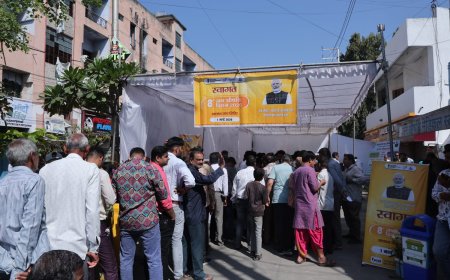 जनऔषधि दिवस पर आयोजित निशुल्क स्वास्थ शिविर :1 हजार से ज्यादा मरीजों को मिला निशुल्क उपचार : 1200 से ज्यादा मरीजों ने लिया स्वास्थ परीक्षण का लाभ