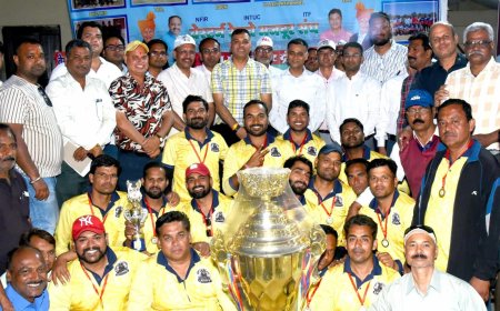 दादा माहुरकर ट्रॉफी पर टीआरओ का कब्जा : आरपीएफ रही उपविजेता