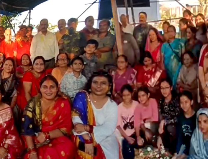 रतलाम में कान्यकुब्ज ब्राह्मण समाज ने मनाया फाग उत्सव, भजनों और होली गीतों के साथ उड़ा गुलाल