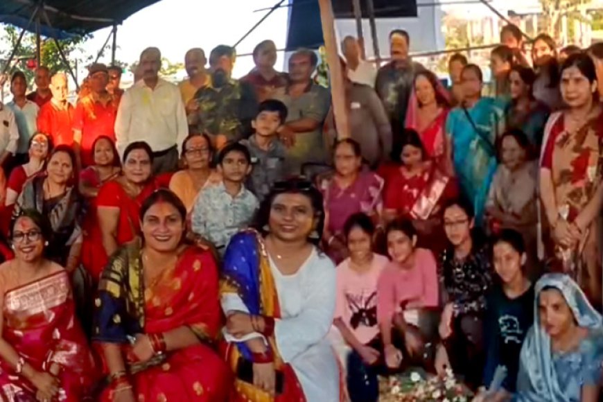 रतलाम में कान्यकुब्ज ब्राह्मण समाज ने मनाया फाग उत्सव, भजनों और होली गीतों के साथ उड़ा गुलाल