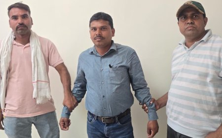 सैलाना में लोकायुक्त की बड़ी कार्रवाई : 20 हजार की रिश्वत लेते पटवारी रंगे हाथ गिरफ्तार