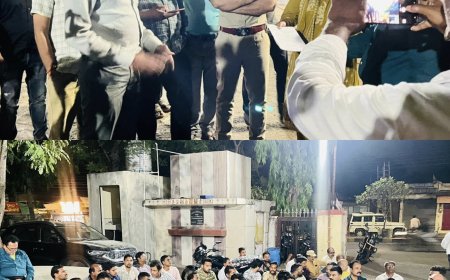 नायब तहसीलदार की प्रताड़ना से पटवारी ने की आत्महत्या :  एफआईआर की मांग को लेकर थाने का किया घेराव : नायब तहसीलदार सविता राठौर को किया अटैच