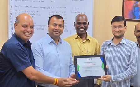 मंडल रेल प्रशिक्षण संस्थान रतलाम को मिला राष्ट्रीय ऊर्जा संरक्षण सम्मान