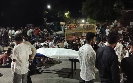 आलोट में मेला देखने गए युवक की संदिग्ध मौत : परिजनों ने थाने के बाहर शव रखकर किया चक्काजाम