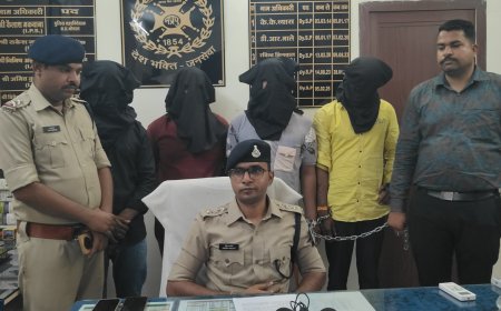 साधु के वेश में झाड़-फूंक के बहाने चोरी करने वाले 4 आरोपी गिरफ्तार : सोने-चांदी के आभूषण व दो बाइक जब्त