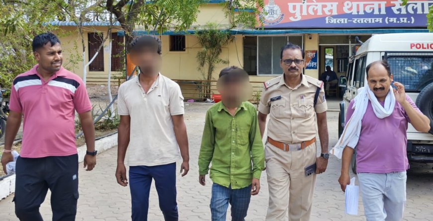 सैलाना पुलिस की तत्परता : 24 घंटे में कलिका माता मंदिर चोरी मामले में 2 आरोपी गिरफ्तार : नाबालिग भी पकड़ा गया