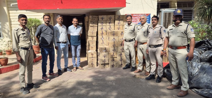 रतलाम औद्योगिक क्षेत्र पुलिस की बड़ी कार्रवाई : कंटेनर से 25 लाख से अधिक की अवैध बियर जब्त : आरोपी गिरफ्तार