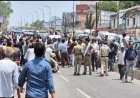सड़क हादसा या साजिश : सड़क हादसे में युवक की मौत के बाद चक्काजाम : परिजनों ने जताई हत्या की आशंका